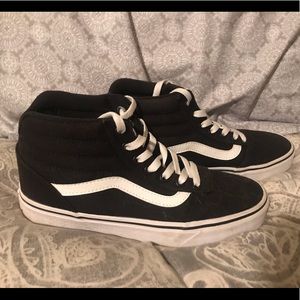 Black hightop vans